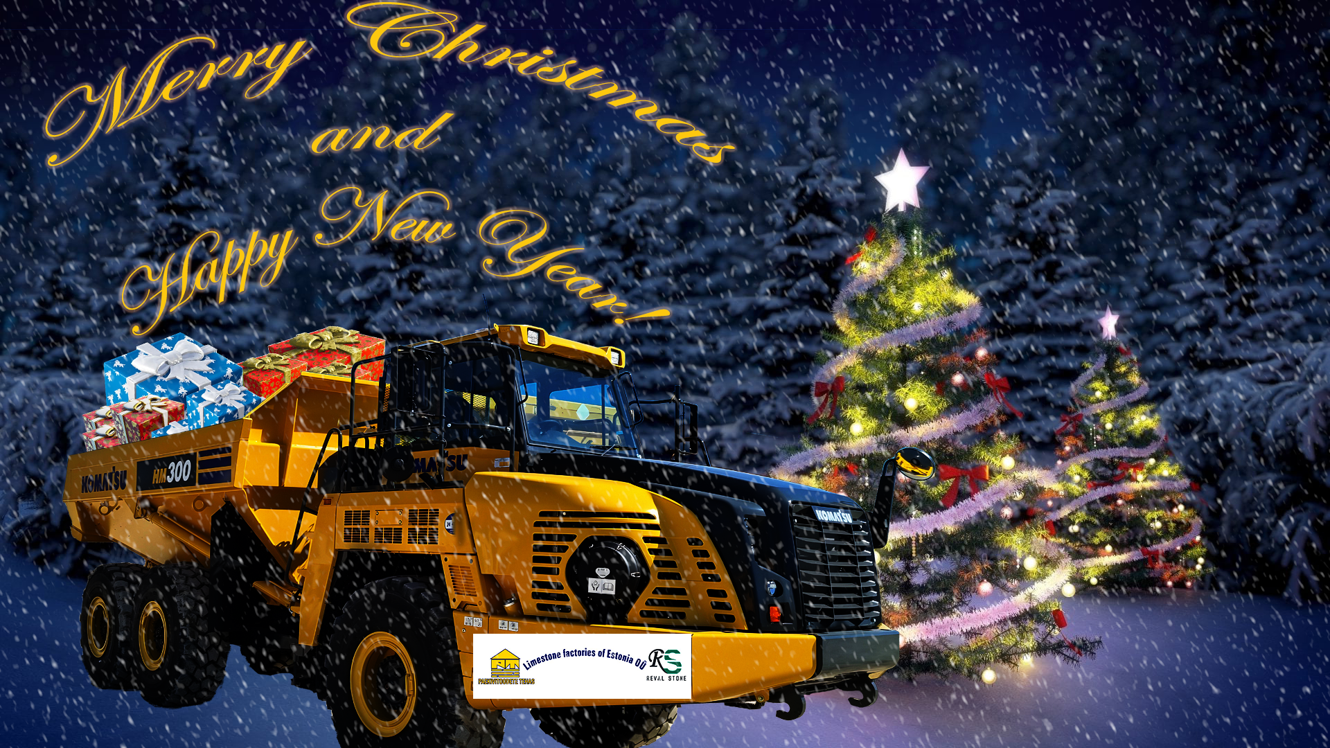 Limestone Factories of Estonia OÜ wishes you a Merry Christmas and a Happy New Year!