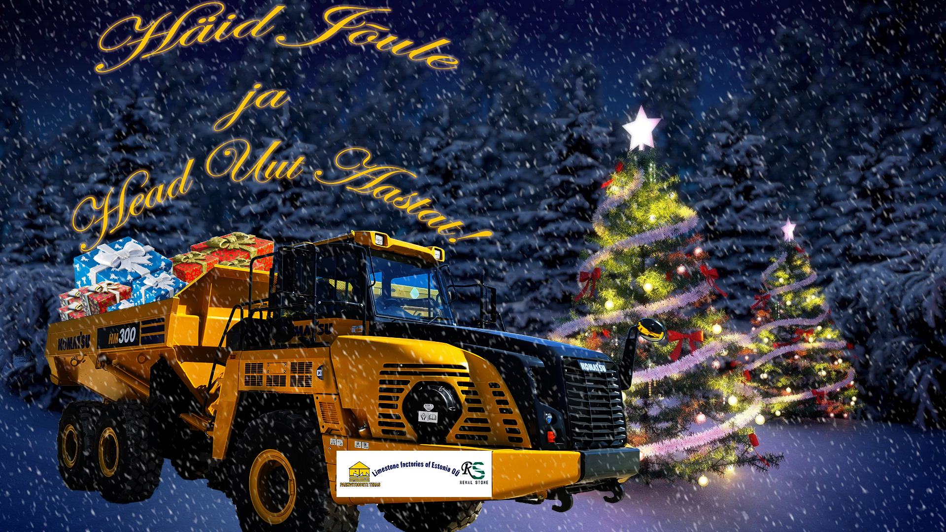 Limestone Factories of Estonia OÜ meeskond soovib Teile ilusat jõuluaega ja õnnerikast uut aastat!